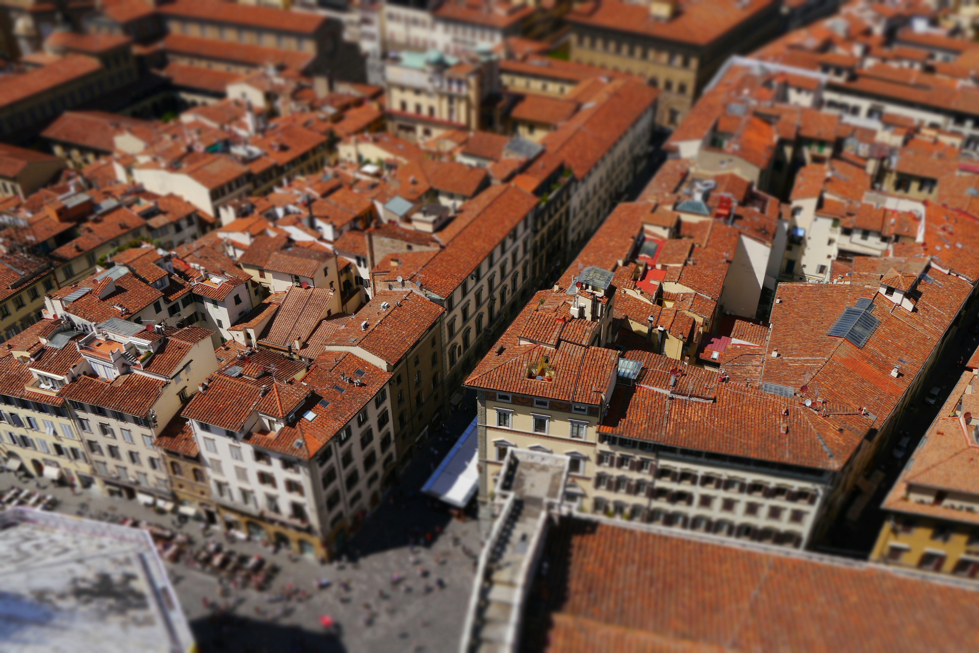 aerial photograph of a city